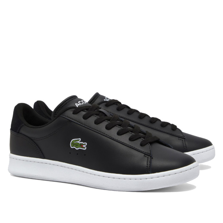 Sabatilles Lacoste Carnaby Set d'home negres de pell amb sola blanca - Querol online