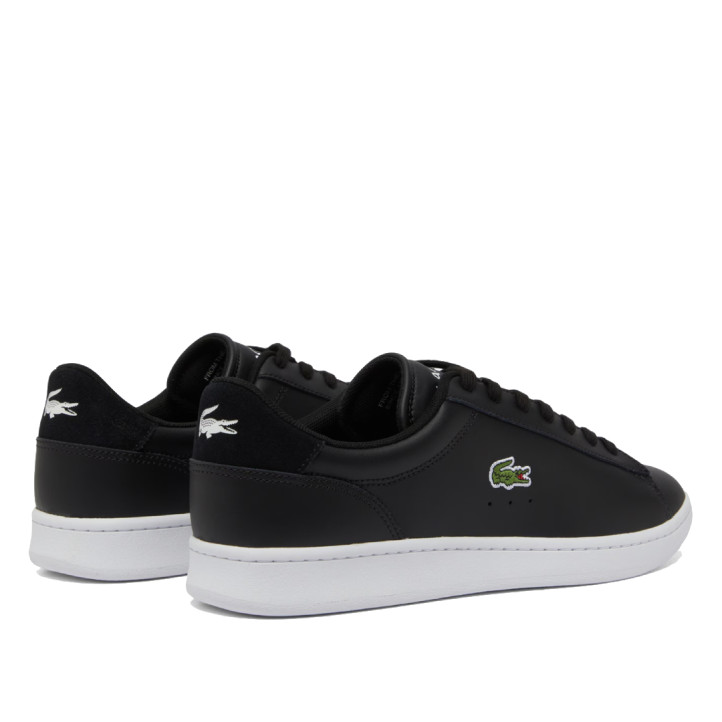 Sabatilles Lacoste Carnaby Set d'home negres de pell amb sola blanca - Querol online