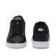 Zapatillas Lacoste Carnaby Set de hombre negras de piel con suela blanca - Querol online