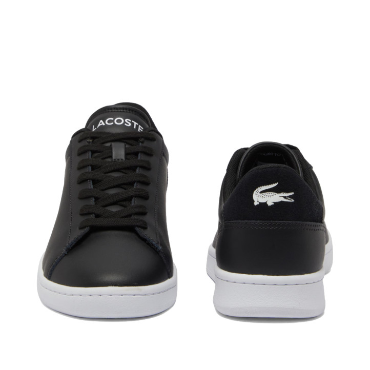 Sabatilles Lacoste Carnaby Set d'home negres de pell amb sola blanca - Querol online