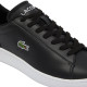 Sabatilles Lacoste Carnaby Set d'home negres de pell amb sola blanca - Querol online