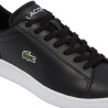 Sabatilles Lacoste Carnaby Set d'home negres de pell amb sola blanca