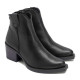 BOTINES COWBOY DE PIEL CON CREMALLERA NATALIA NEGRO PORRONET - Querol online