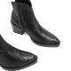 BOTINES COWBOY DE PIEL CON CREMALLERA NATALIA NEGRO PORRONET - Querol online
