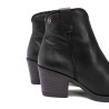 BOTINES COWBOY DE PIEL CON CREMALLERA NATALIA NEGRO PORRONET