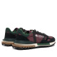 Zapatillas Lacoste Elite Active de hombre burdeos con ante negro y detalles verdes - Querol online