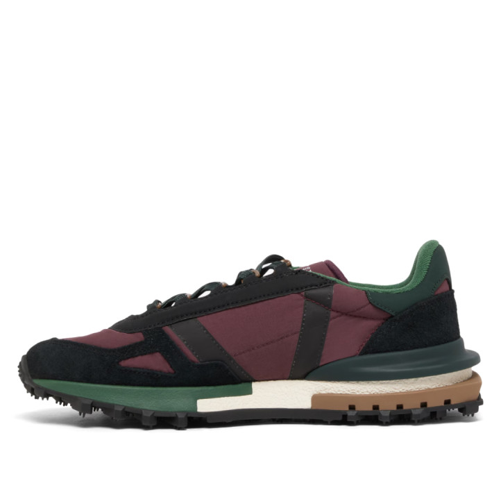 Sabatilles Lacoste Elite Active d'home bordeus amb camussa negra i detalls verds - Querol online