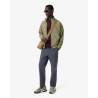 Sabatilles Lacoste Elite Active d'home verd oliva amb camussa grisa i detalls beix