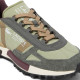 Sabatilles Lacoste Elite Active d'home verd oliva amb camussa grisa i detalls beix - Querol online