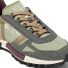 Sabatilles Lacoste Elite Active d'home verd oliva amb camussa grisa i detalls beix