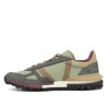 Sabatilles Lacoste Elite Active d'home verd oliva amb camussa grisa i detalls beix