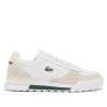Sabatilles Lacoste Slam Break d'home blanques de pell i camussa beix amb detalls verds