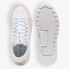 Sabatilles Lacoste Slam Break d'home blanques de pell i camussa beix amb detalls verds