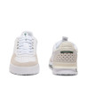 Sabatilles Lacoste Slam Break d'home blanques de pell i camussa beix amb detalls verds