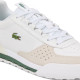 Sabatilles Lacoste Slam Break d'home blanques de pell i camussa beix amb detalls verds - Querol online