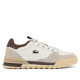Zapatillas Lacoste Slam Break de hombre blancas de tejido ripstop y ante beige con detalles - Querol online