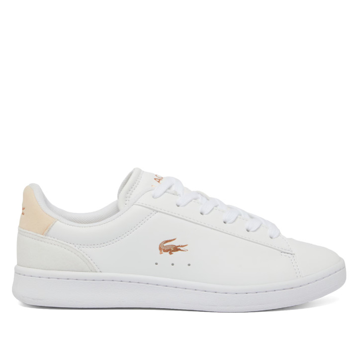 Sabatilles Lacoste Carnaby Set infantils blanques amb detalls en or rosa - Querol online