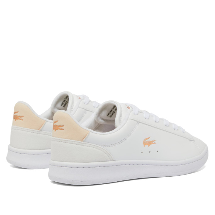 Sabatilles Lacoste Carnaby Set infantils blanques amb detalls en or rosa - Querol online