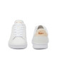 Zapatillas Lacoste Carnaby Set infantiles blancas con detalles en oro rosa - Querol online