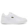 Zapatillas Lacoste T-Clip Set infantiles blancas con cocodrilo verde y estilo retro
