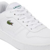 Zapatillas Lacoste T-Clip Set infantiles blancas con cocodrilo verde y estilo retro