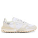 Zapatillas Lacoste Elite Active de mujer blancas con detalles metalizados y suela beige - Querol online