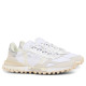 Zapatillas Lacoste Elite Active de mujer blancas con detalles metalizados y suela beige - Querol online