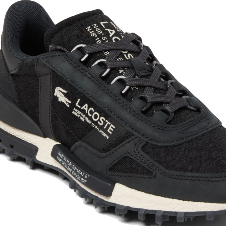 Sabatilles Lacoste Elite Active de dona negres amb detalls daurats i sola d'alta adherència - Querol online