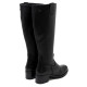 BOTAS DE PIEL DE TACÓN CON CREMALLERA OLIVIA NEGRO PORRONET - Querol online