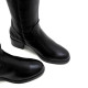 BOTAS DE PIEL DE TACÓN CON CREMALLERA OLIVIA NEGRO PORRONET - Querol online