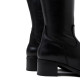 BOTAS DE PIEL DE TACÓN CON CREMALLERA OLIVIA NEGRO PORRONET - Querol online