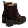 BOTAS DE SERRAJE CON CREMALLERA SALMA MOKA PORRONET