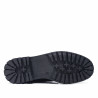 Botines Lobo Atlas negros de piel con cordones y cremallera lateral