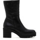 BOTAS DE PIEL CON CREMALLERA SONIA NEGRO PORRONET - Querol online