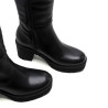 BOTAS DE PIEL CON CREMALLERA SONIA NEGRO PORRONET