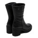 BOTAS DE PIEL CON CREMALLERA SONIA NEGRO PORRONET - Querol online