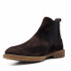 Mocasines Lobo Como de hombre negros de piel con antifaz clásico - Querol online