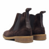 Mocasins Lobo Como d'home negres de pell amb antifaç clàssic