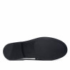 Mocasins Lobo Como d'home negres de pell amb antifaç clàssic