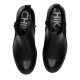 Botines tacón Chika 10 de mujer negros con tacón ancho, cremallera lateral y suela track - Querol online