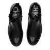 Botines tacón Chika 10 de mujer negros con tacón ancho, cremallera lateral y suela track