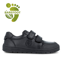Zapatos colegiales Garvalin 251505 negros con doble velcro respetuosos - Querol online