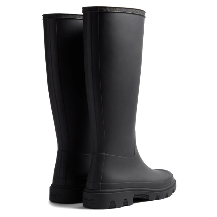 Botes aigua Hunter Downpour Tall unisex negres de canya alta impermeables - Querol online