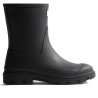 Botas agua Hunter Downpour Short unisex negras de caña corta impermeables