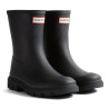 Botas agua Hunter Downpour Short unisex negras de caña corta impermeables