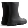 Botas agua Hunter Downpour Short unisex negras de caña corta impermeables