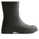 Botas agua Hunter Downpour Short unisex verde oliva oscuro de caña corta impermeables - Querol online