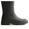 Botes aigua Hunter Downpour Short unisex verd oliva fosc de canya curta impermeables