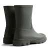 Botas agua Hunter Downpour Short unisex verde oliva oscuro de caña corta impermeables
