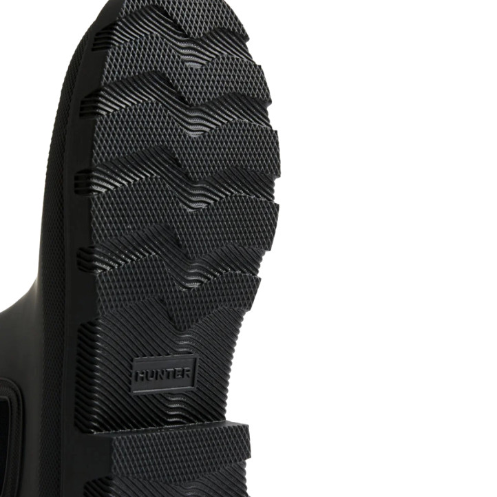Botas agua Hunter Downpour Chelsea negros impermeables con elásticos laterales - Querol online